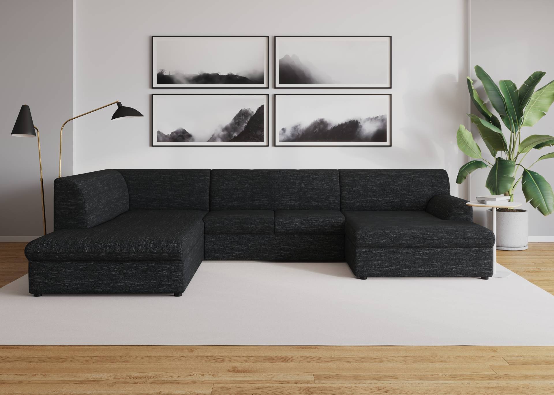 DOMO collection Wohnlandschaft »Topper U-Form«, wahlweise mit Bettfunktion DOMO collection Wohnlandschaft »Topper U-Form«, wahlweise mit Bettfunktion von DOMO collection