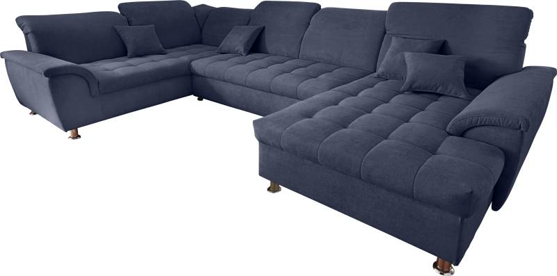 Wohnlandschaft Franzi wahlweise mit Kopfteilverstellung Bettfunktion, Bettkasten von DOMO collection