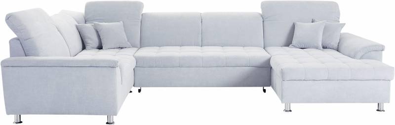 Wohnlandschaft Franzi wahlweise mit Kopfteilverstellung Bettfunktion, Bettkasten von DOMO collection