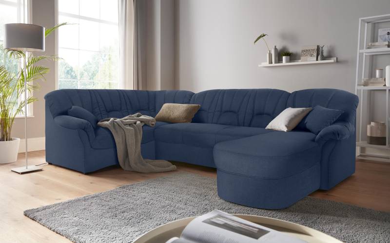 DOMO collection Wohnlandschaft »Bahia Sitzbelastung 140 kg, U-Form«, wahlweise mit Bettfunktion von DOMO collection