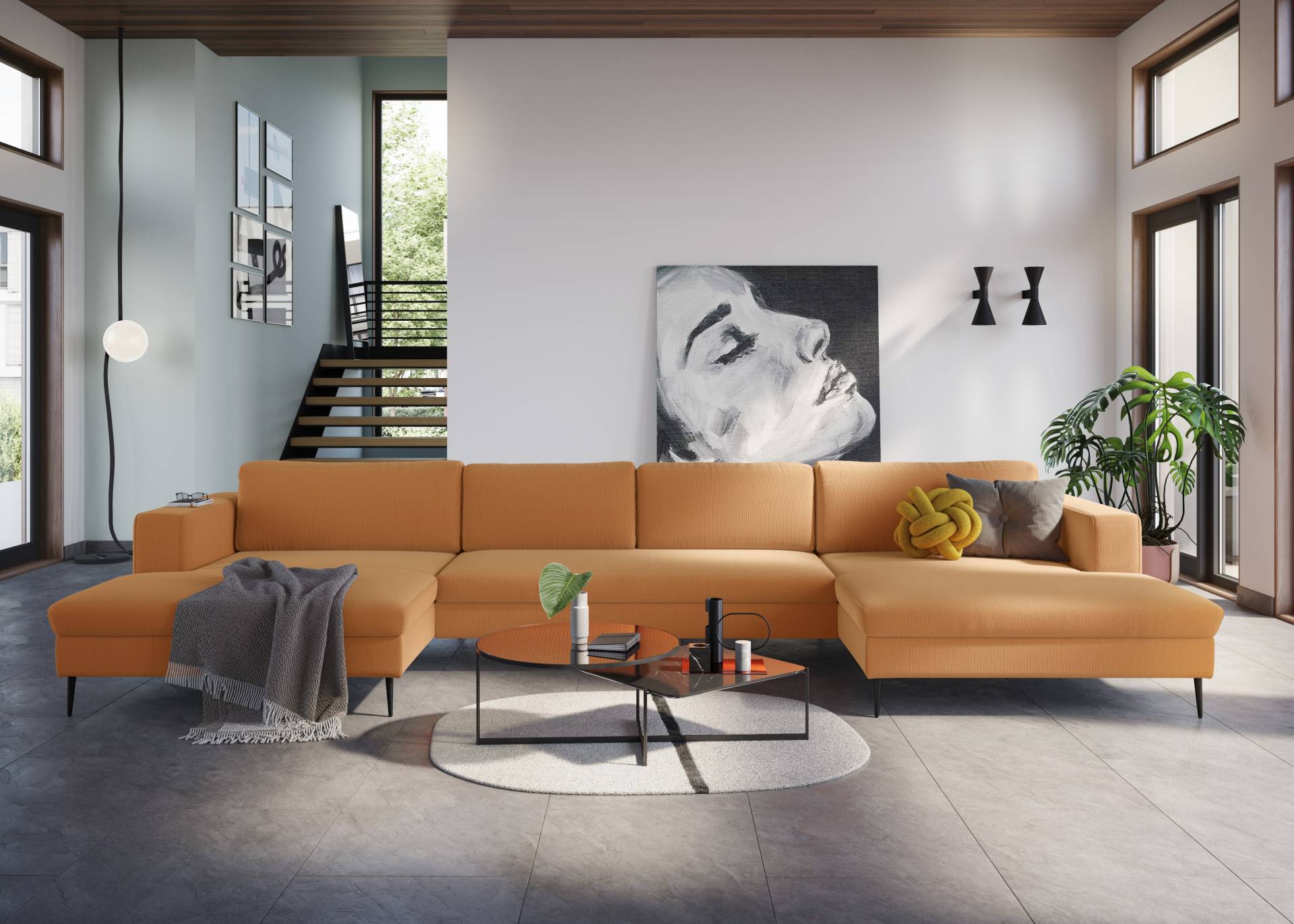 DOMO collection Wohnlandschaft »Modica U-Form« von DOMO collection