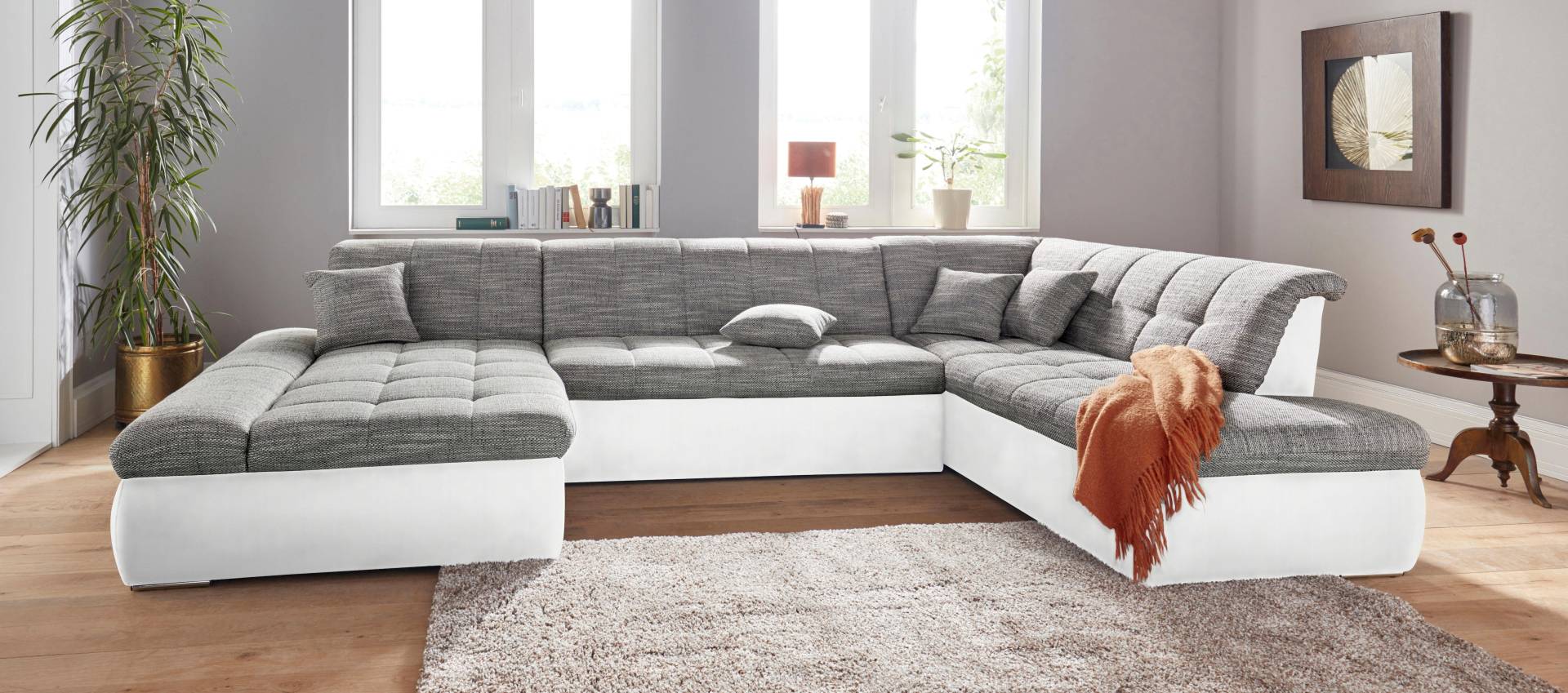 DOMO collection Wohnlandschaft »PB Moric wahlweise mit Bettfunktion und Armteilverstellung, Schlafsofa« von DOMO collection