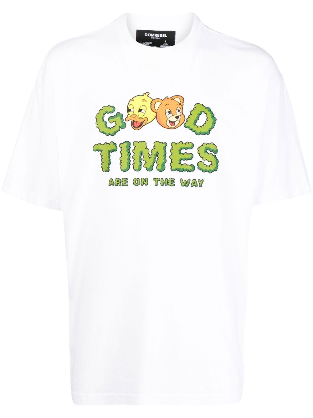 DOMREBEL Good Times short-sleeve T-shirt - White von DOMREBEL
