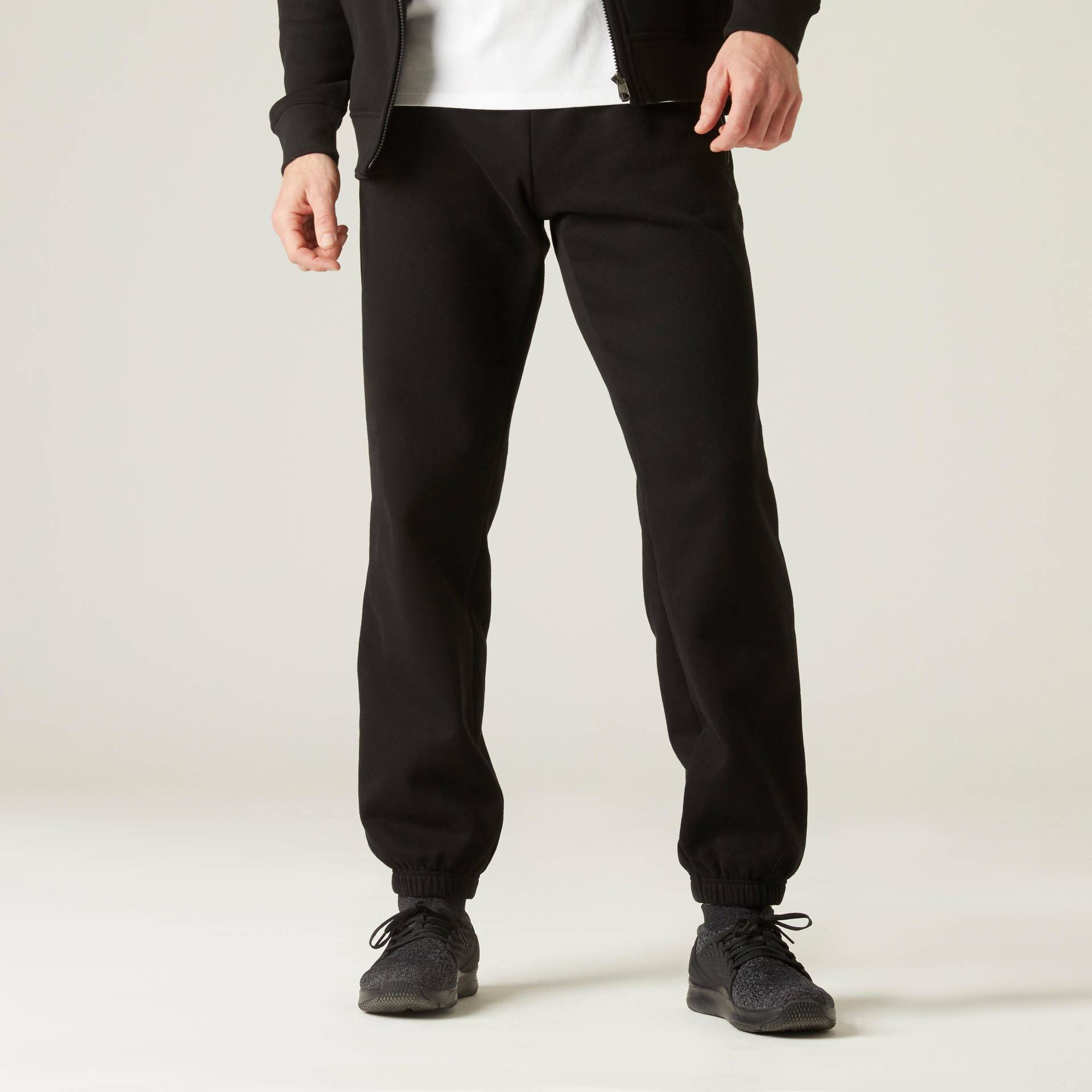 Sporthose - 500 Herren Schwarz Leicht XXL von DOMYOS