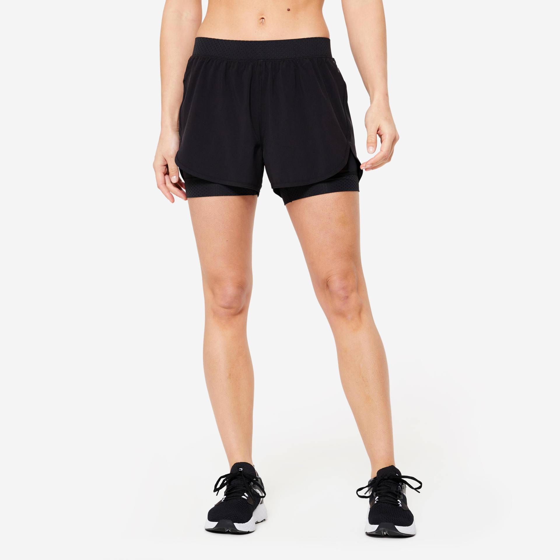 Shorts - Fst 900 Damen Schwarz Leicht XS von DOMYOS