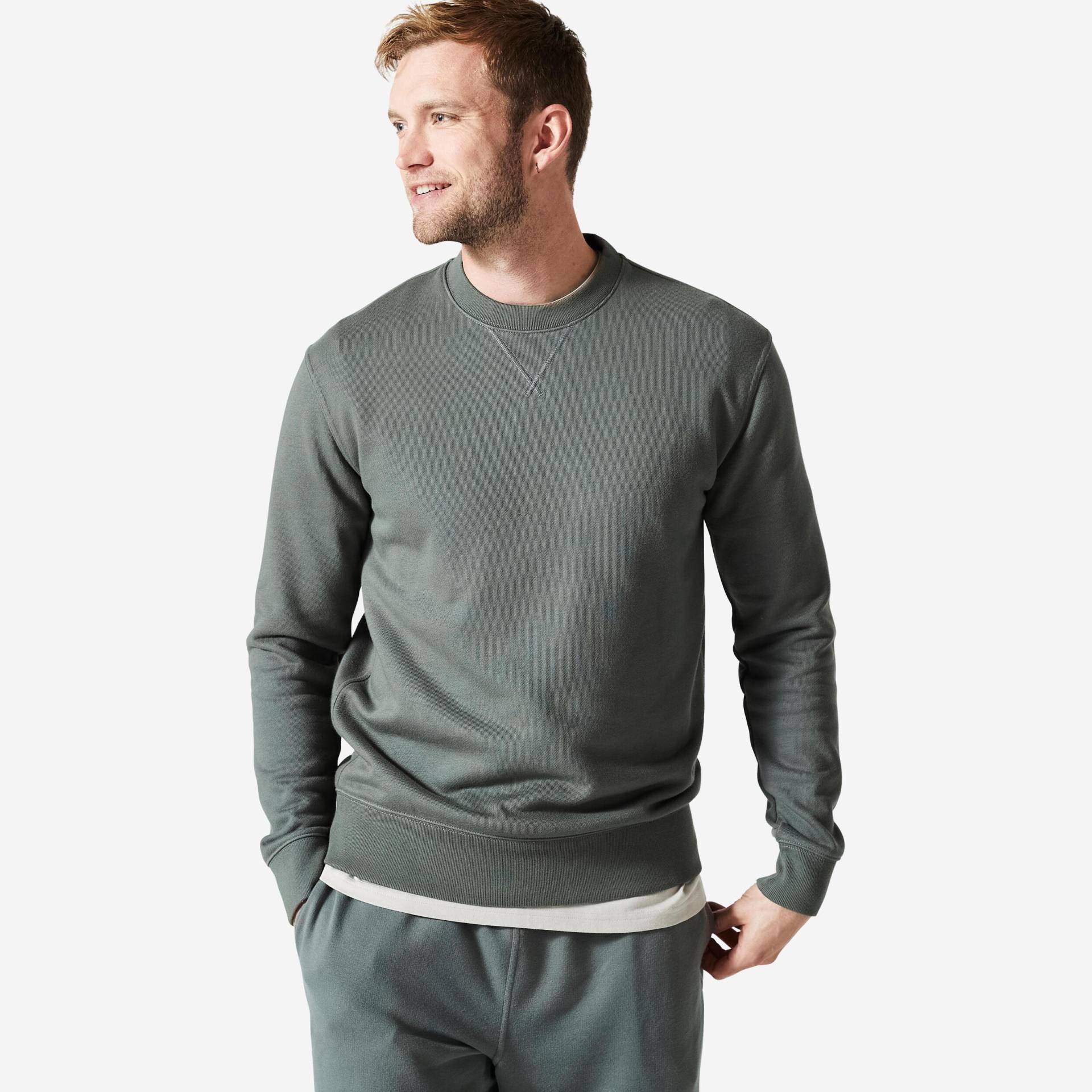 Sweatshirt - 500 Ess M Herren Braun Medium XL von DOMYOS