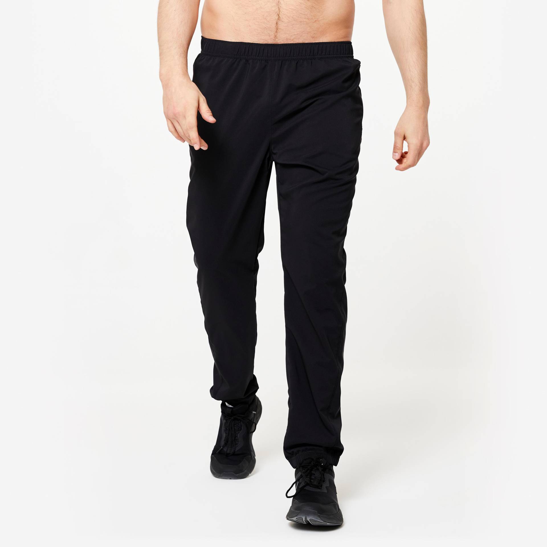 Sporthose - Fpa 120 Stretch Herren Schwarz Leicht 3XL von DOMYOS