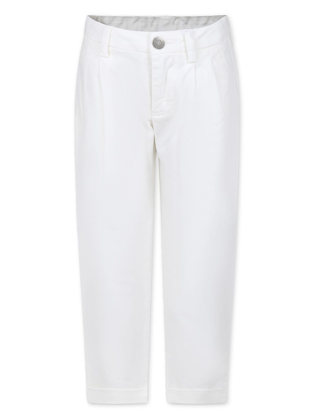 DONDUP KIDS cotton-blend tailored trousers - White von DONDUP KIDS