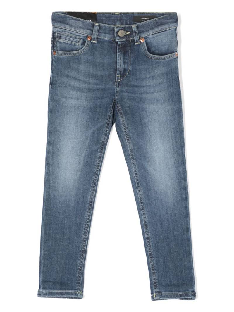 DONDUP KIDS cuffed skinny jeans - Blue von DONDUP KIDS