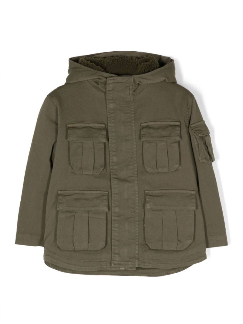 DONDUP KIDS hooded cargo-pocket jacket - Green von DONDUP KIDS