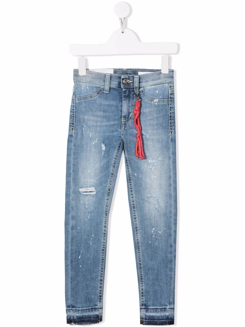 DONDUP KIDS knot-detail jeans - Blue von DONDUP KIDS