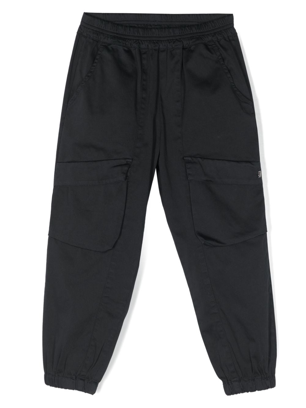 DONDUP KIDS logo-plaque cargo trousers - Blue von DONDUP KIDS