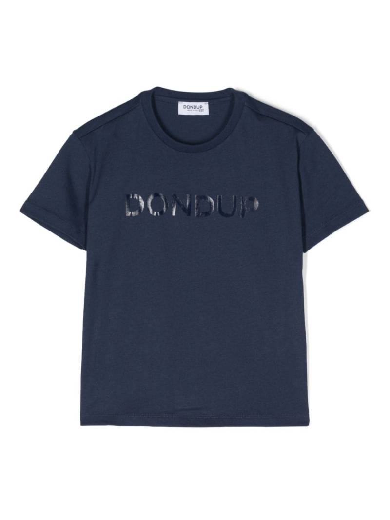 DONDUP KIDS logo-print cotton T-shirt - Blue von DONDUP KIDS