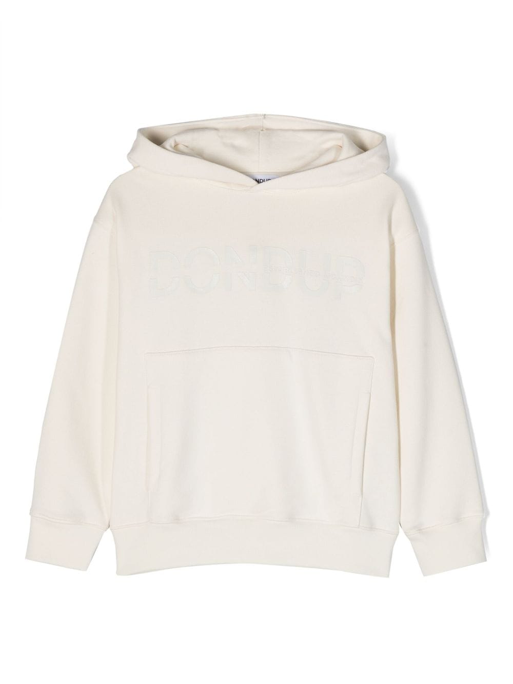 DONDUP KIDS logo-print cotton hoodie - White von DONDUP KIDS