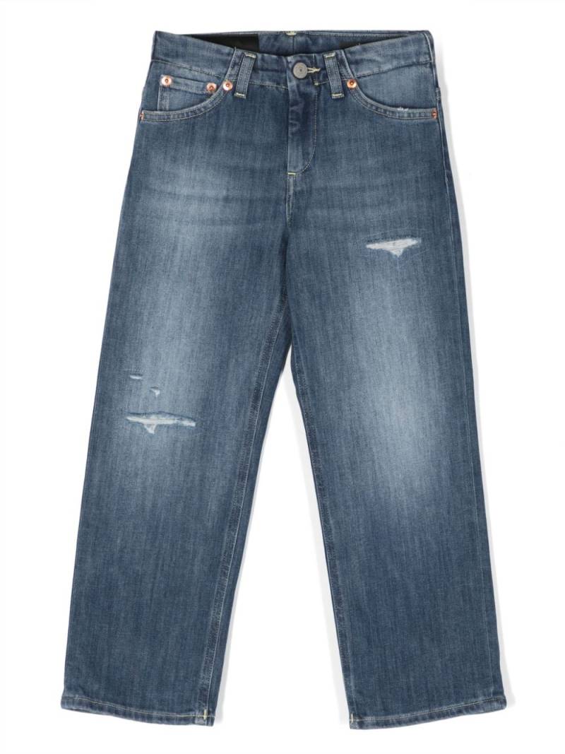 DONDUP KIDS mid-rise straight-leg jeans - Blue von DONDUP KIDS