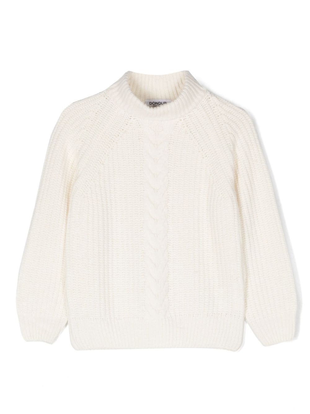 DONDUP KIDS ribbed-knit high-neck jumper - White von DONDUP KIDS