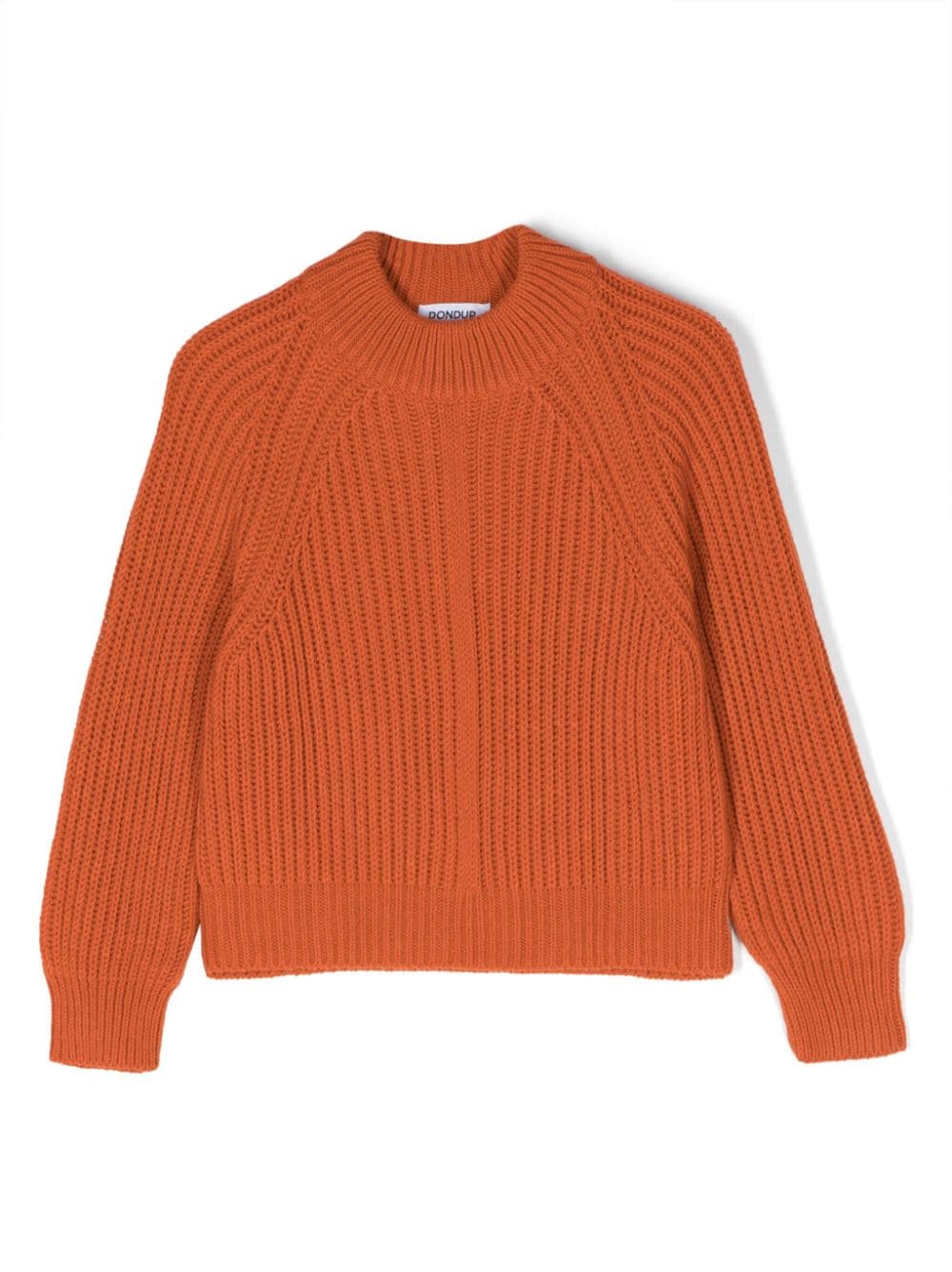 DONDUP KIDS ribbed-knit merino-blend jumper - Orange von DONDUP KIDS