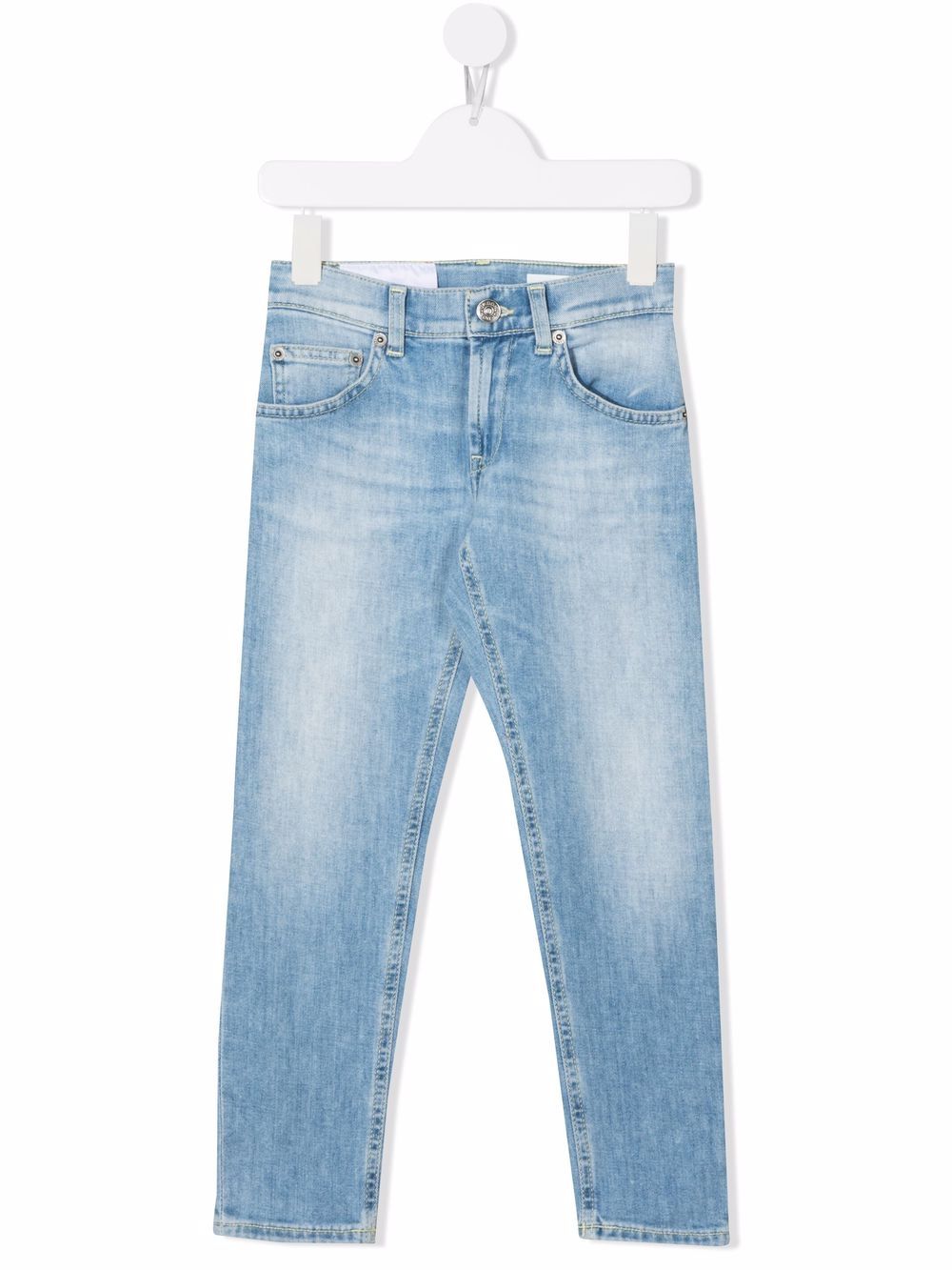 DONDUP KIDS straight-leg cotton-blend jeans - Blue von DONDUP KIDS