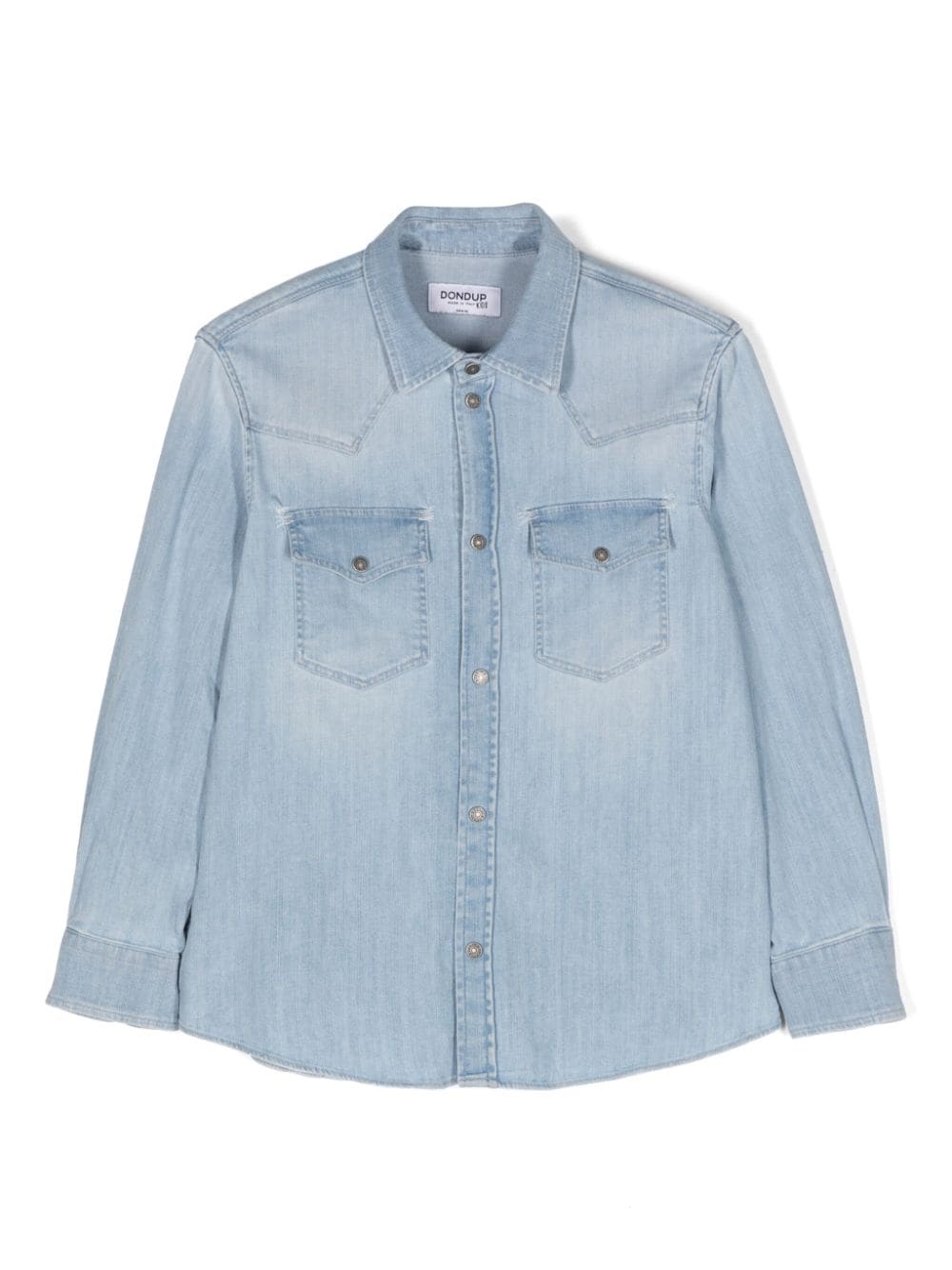 DONDUP KIDS yoke-design denim shirt - Blue von DONDUP KIDS