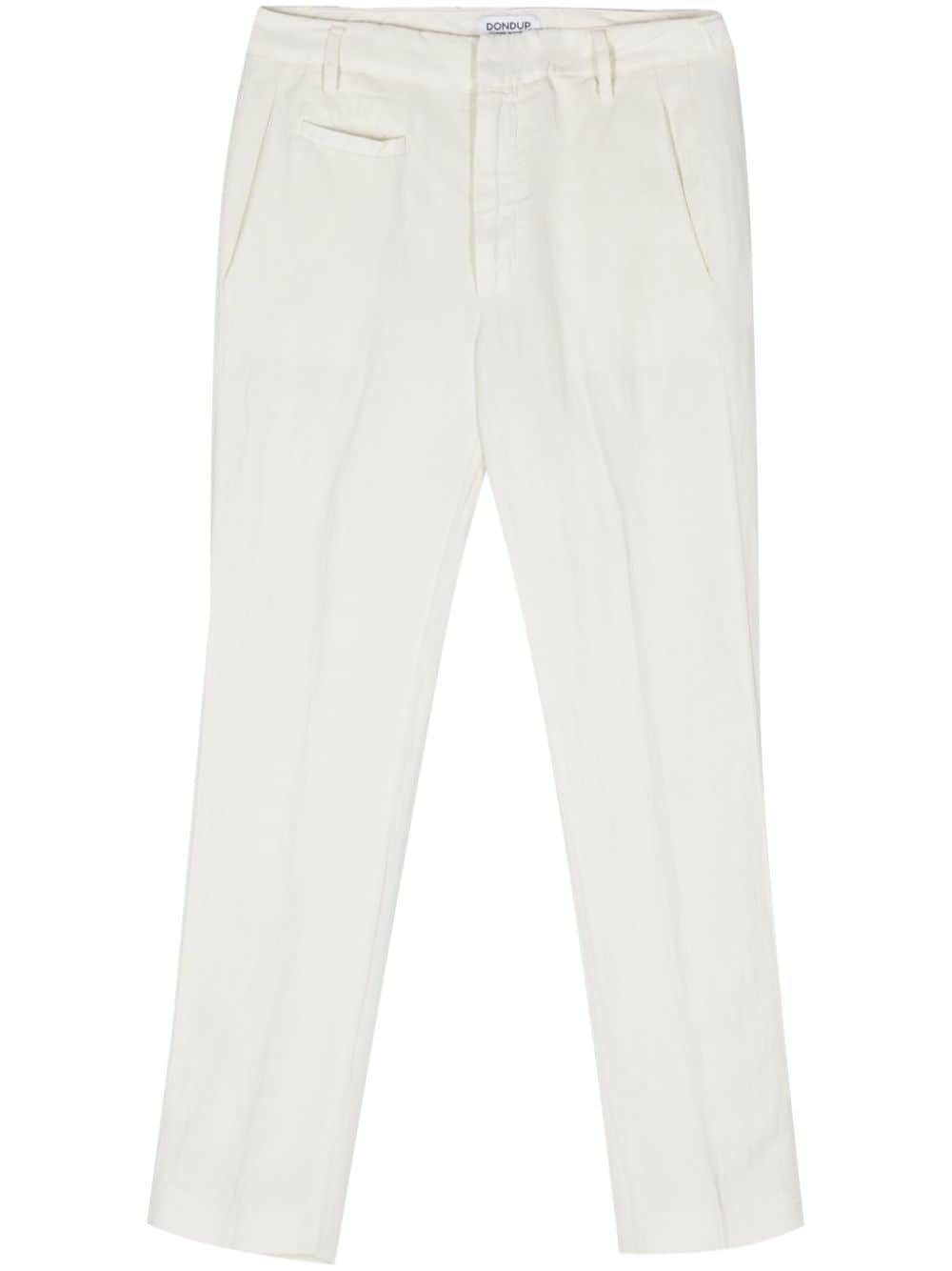 DONDUP Ariel cropped-leg trousers - White von DONDUP