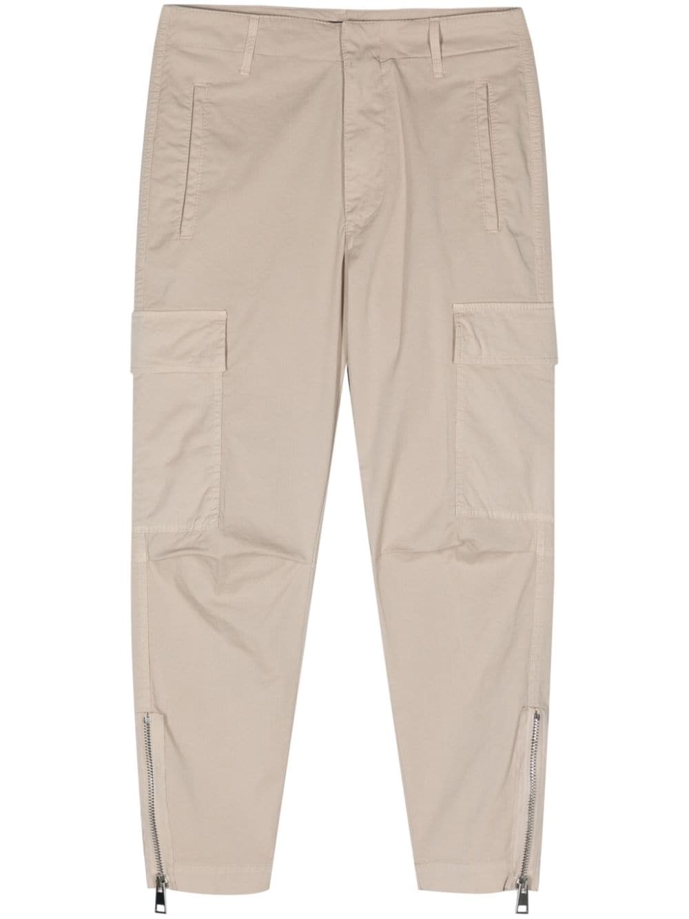 DONDUP Eve cropped cargo trousers - Neutrals von DONDUP