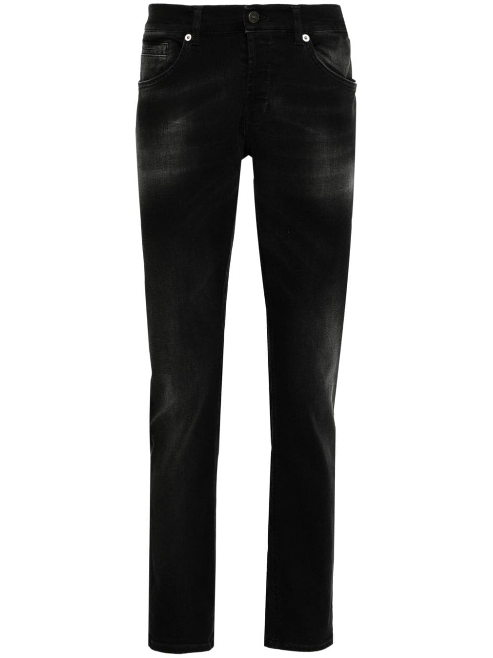 DONDUP George low-rise tapered jeans - Black von DONDUP
