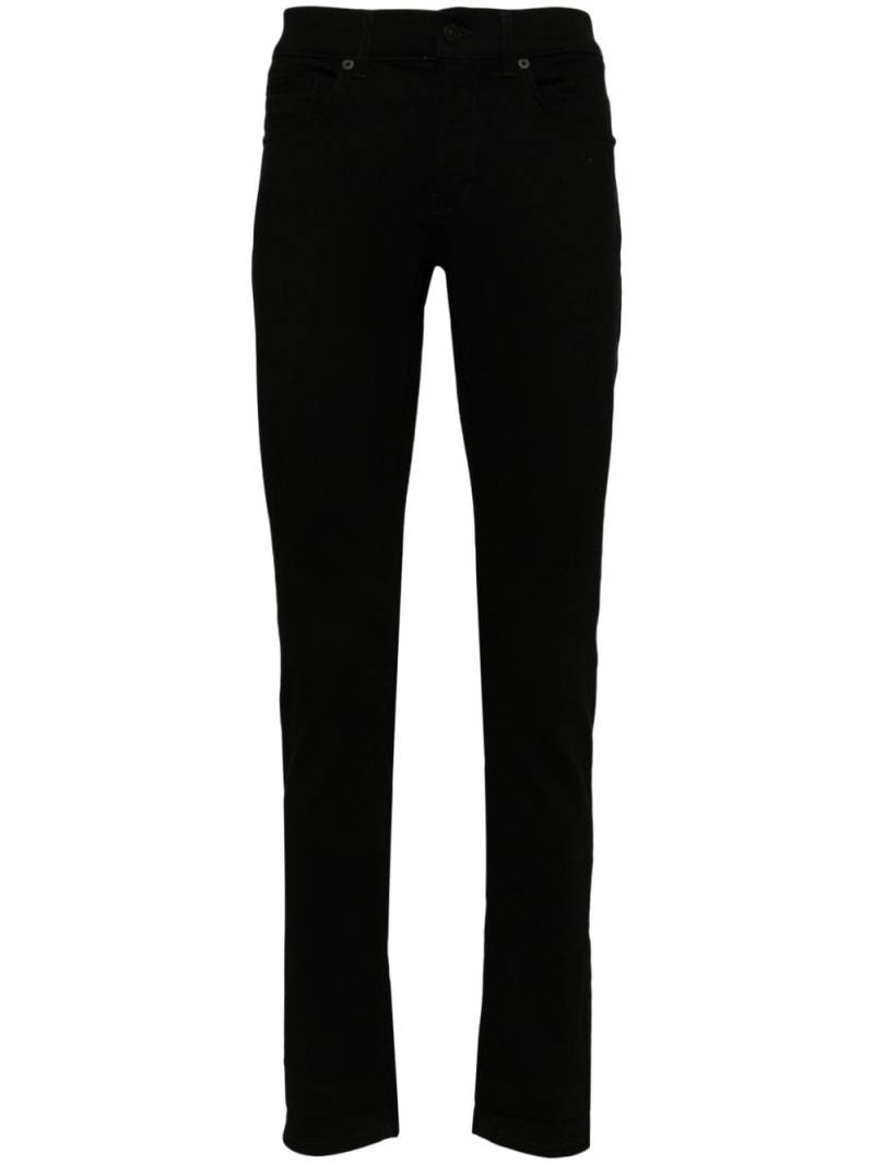DONDUP George mid-rise tapered jeans - Black von DONDUP