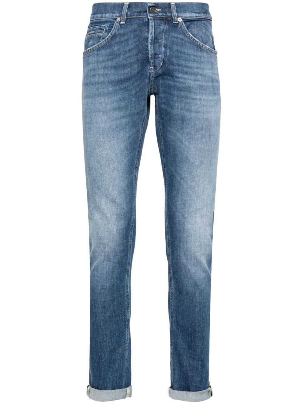 DONDUP George mid-rise tapered jeans - Blue von DONDUP