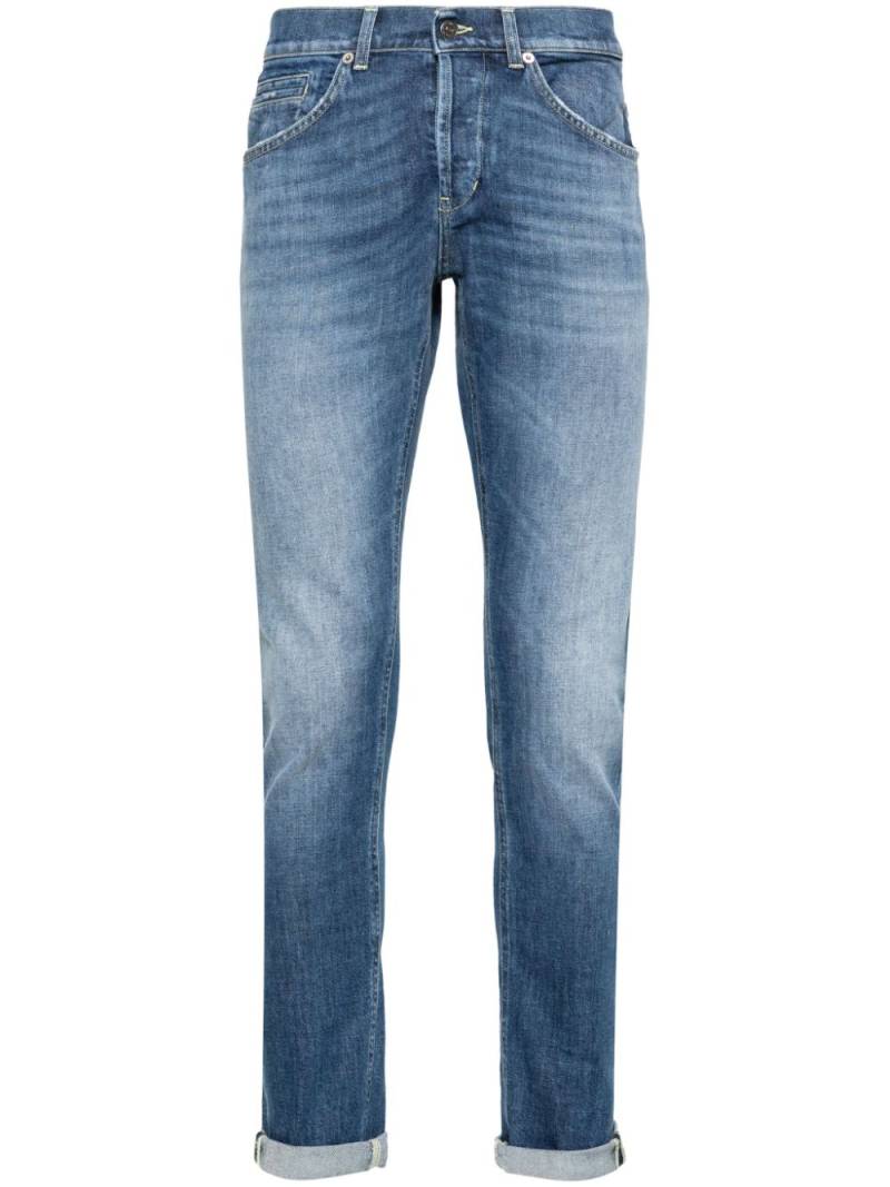 DONDUP George mid-rise tapered jeans - Blue von DONDUP