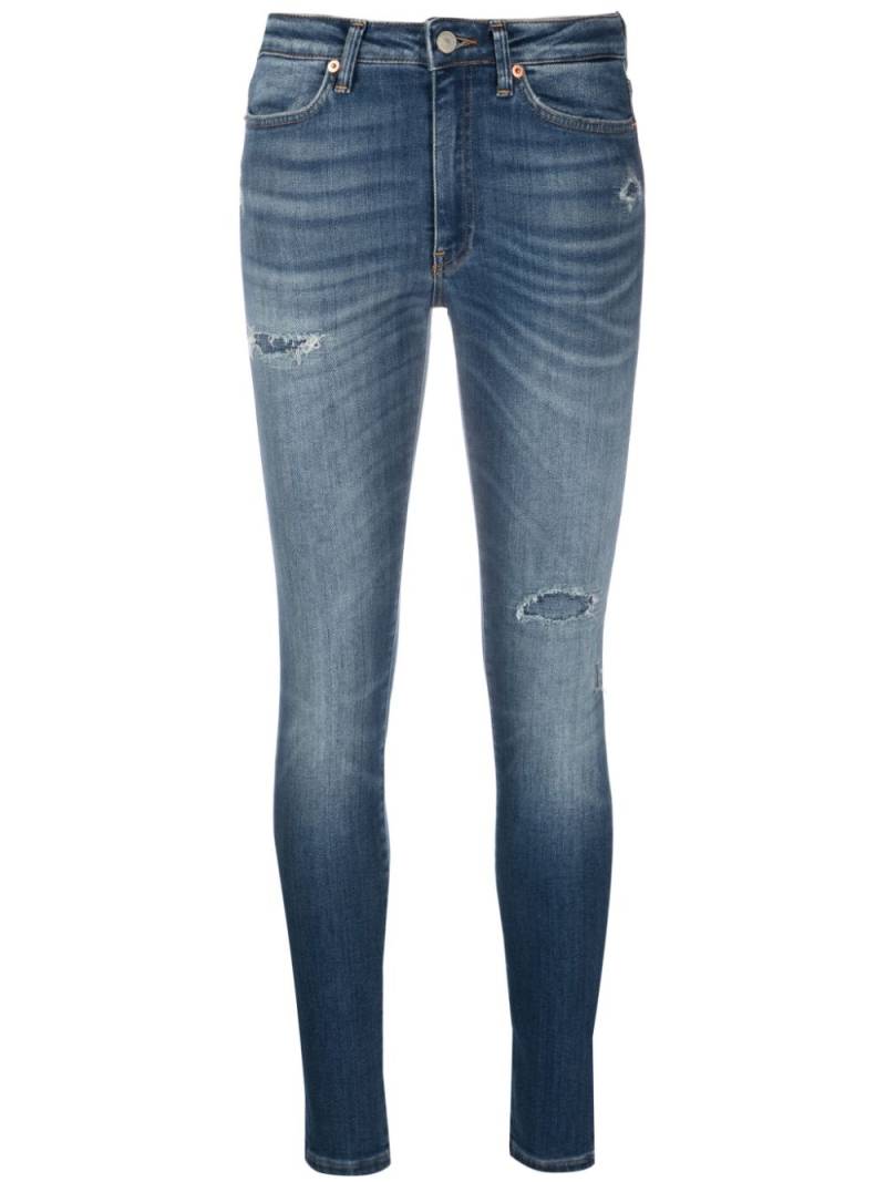 DONDUP Iris high-rise skinny jeans - Blue von DONDUP