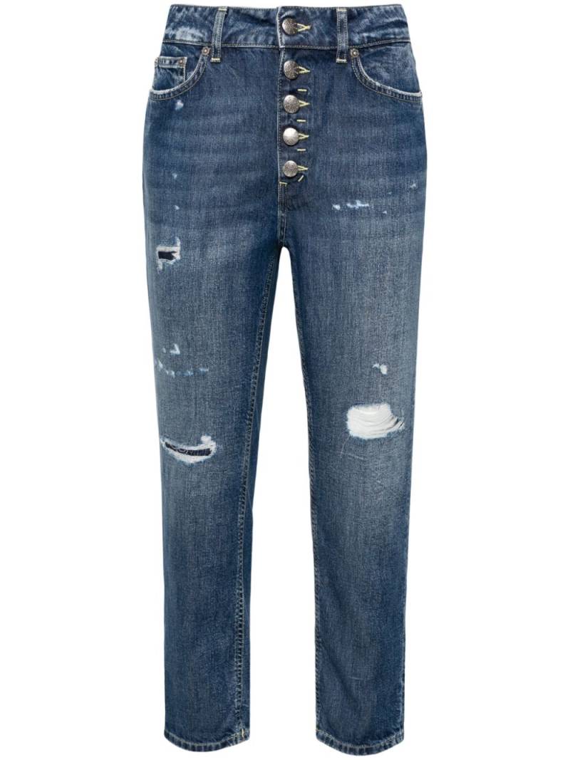 DONDUP Koons mid-rise cropped jeans - Blue von DONDUP