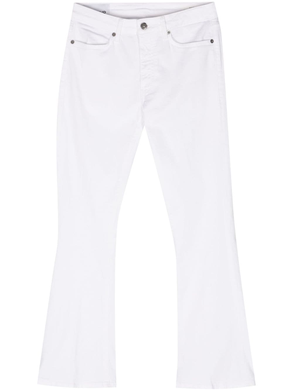 DONDUP Mandy flared-cut cotton jeans - White von DONDUP