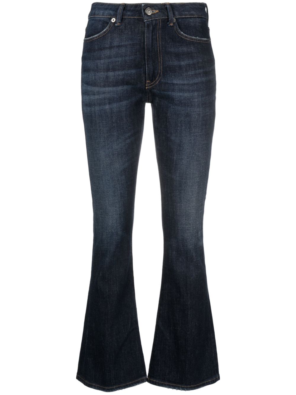 DONDUP Mandy high-waist bootcut jeans - Blue von DONDUP