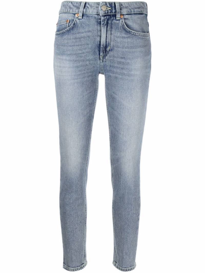 DONDUP Marilyn slim-fit cropped jeans - Blue von DONDUP