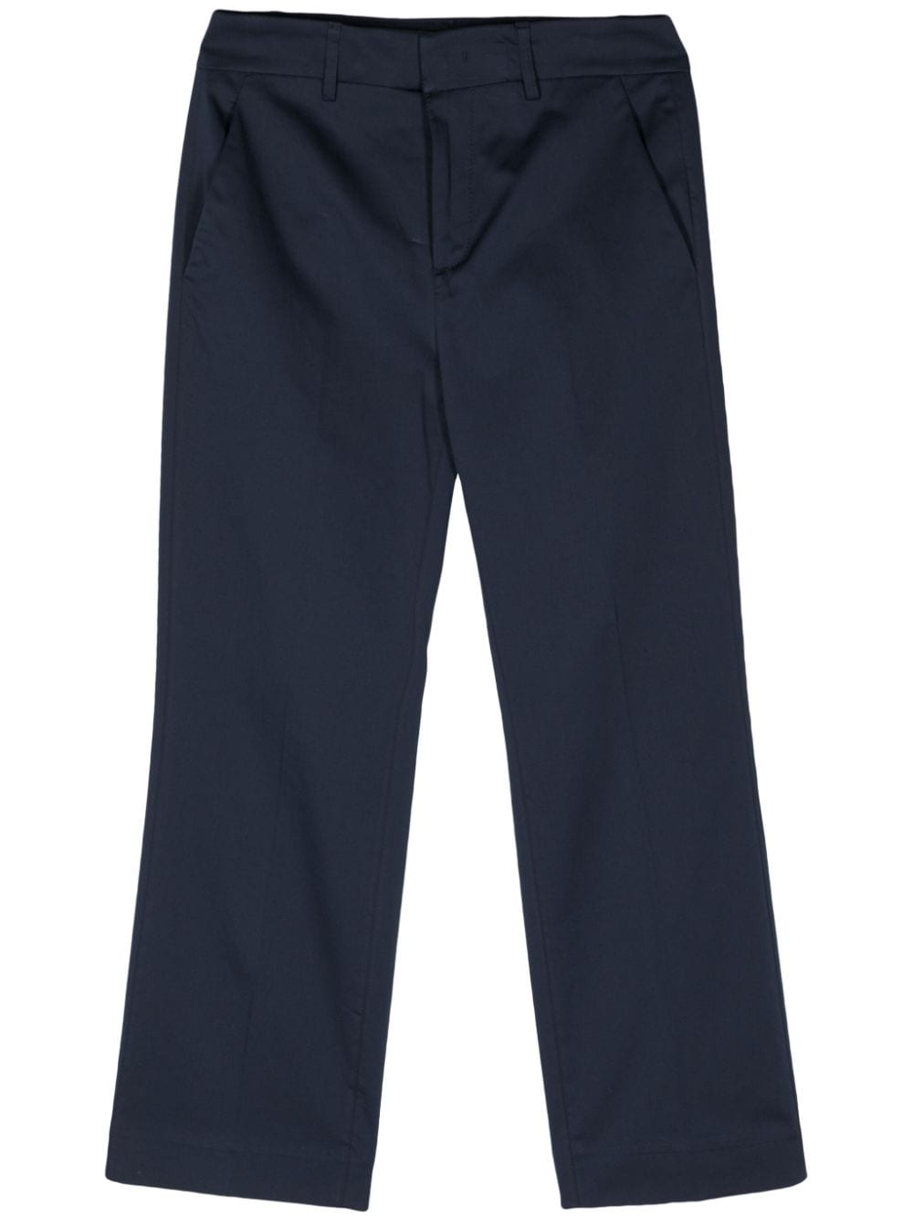 DONDUP Meli satin trousers - Blue von DONDUP