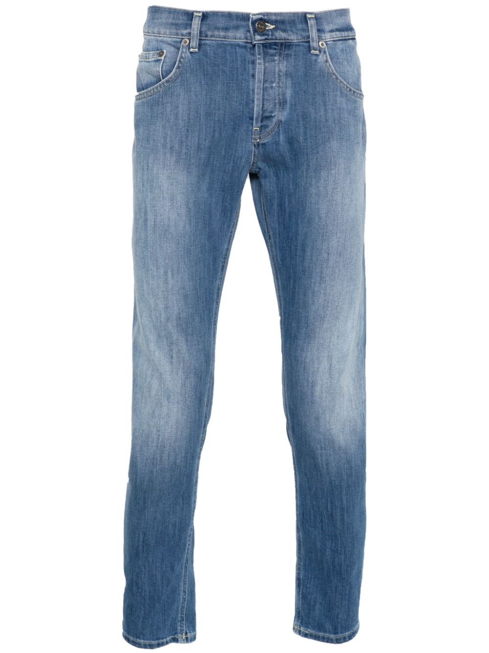 DONDUP Mius low-rise slim-fit jeans - Blue von DONDUP