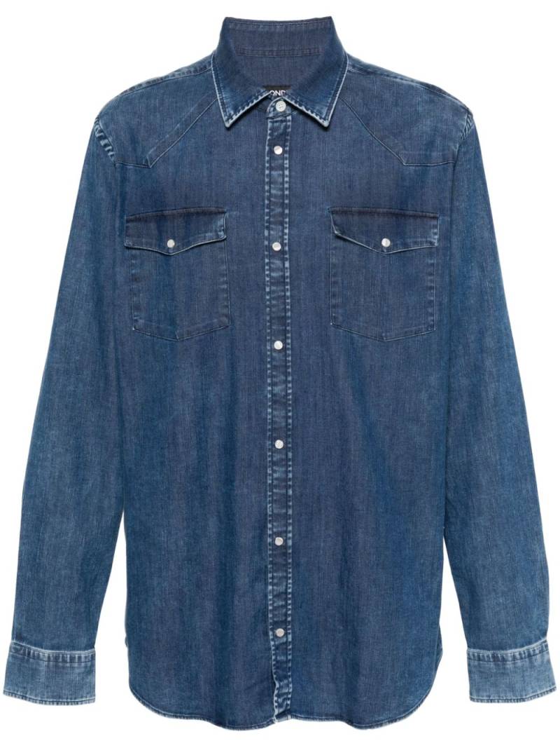 DONDUP Western-style denim shirt - Blue von DONDUP