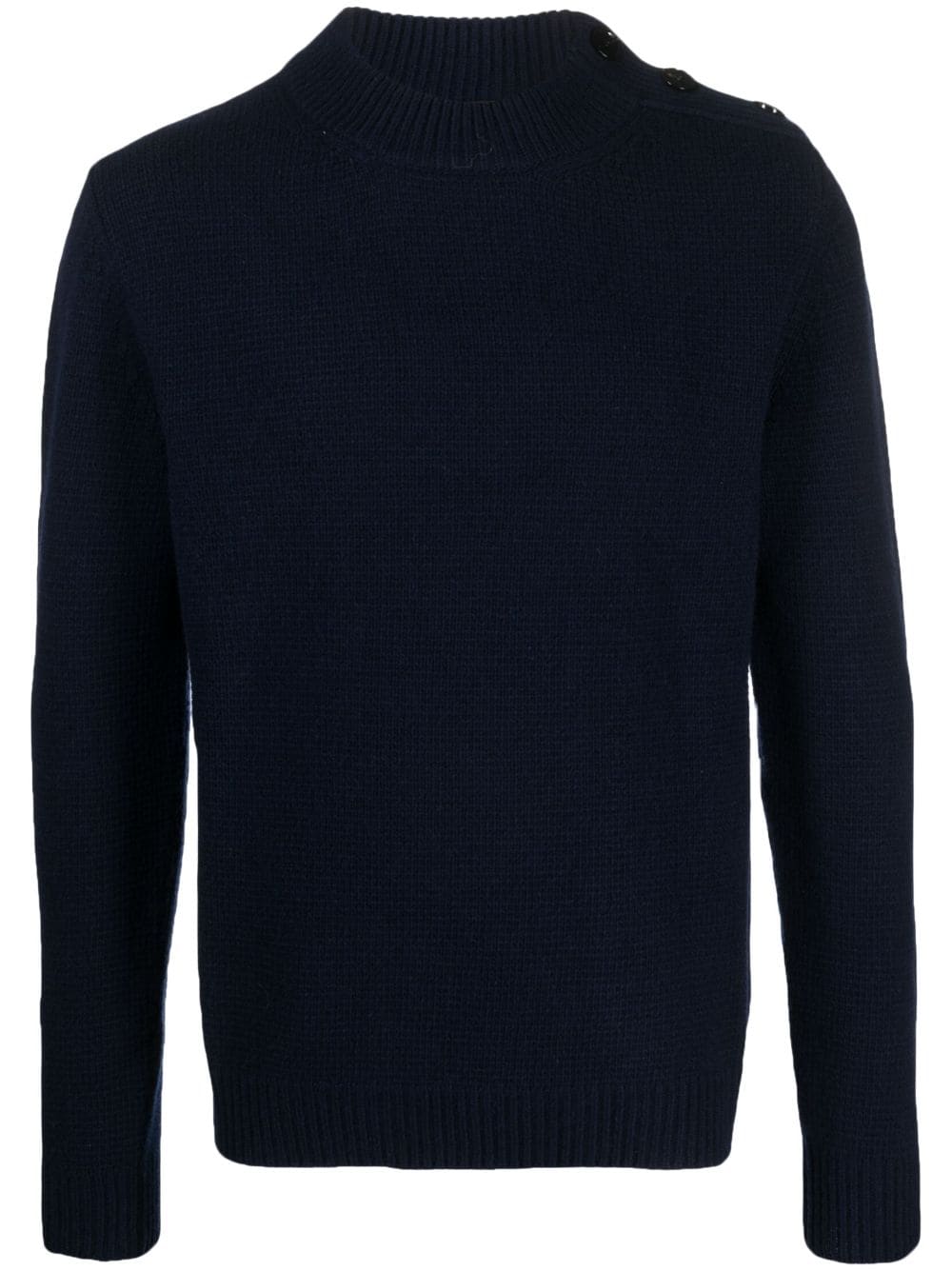 DONDUP button-up wool-blend jumper - Blue von DONDUP