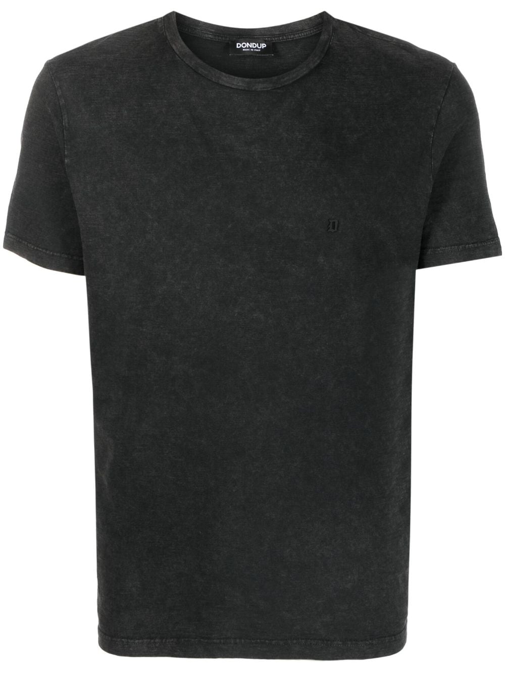DONDUP crew-neck cotton T-shirt - Black von DONDUP