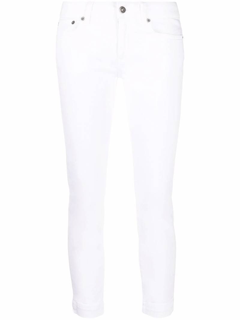 DONDUP cropped denim jeans - White von DONDUP