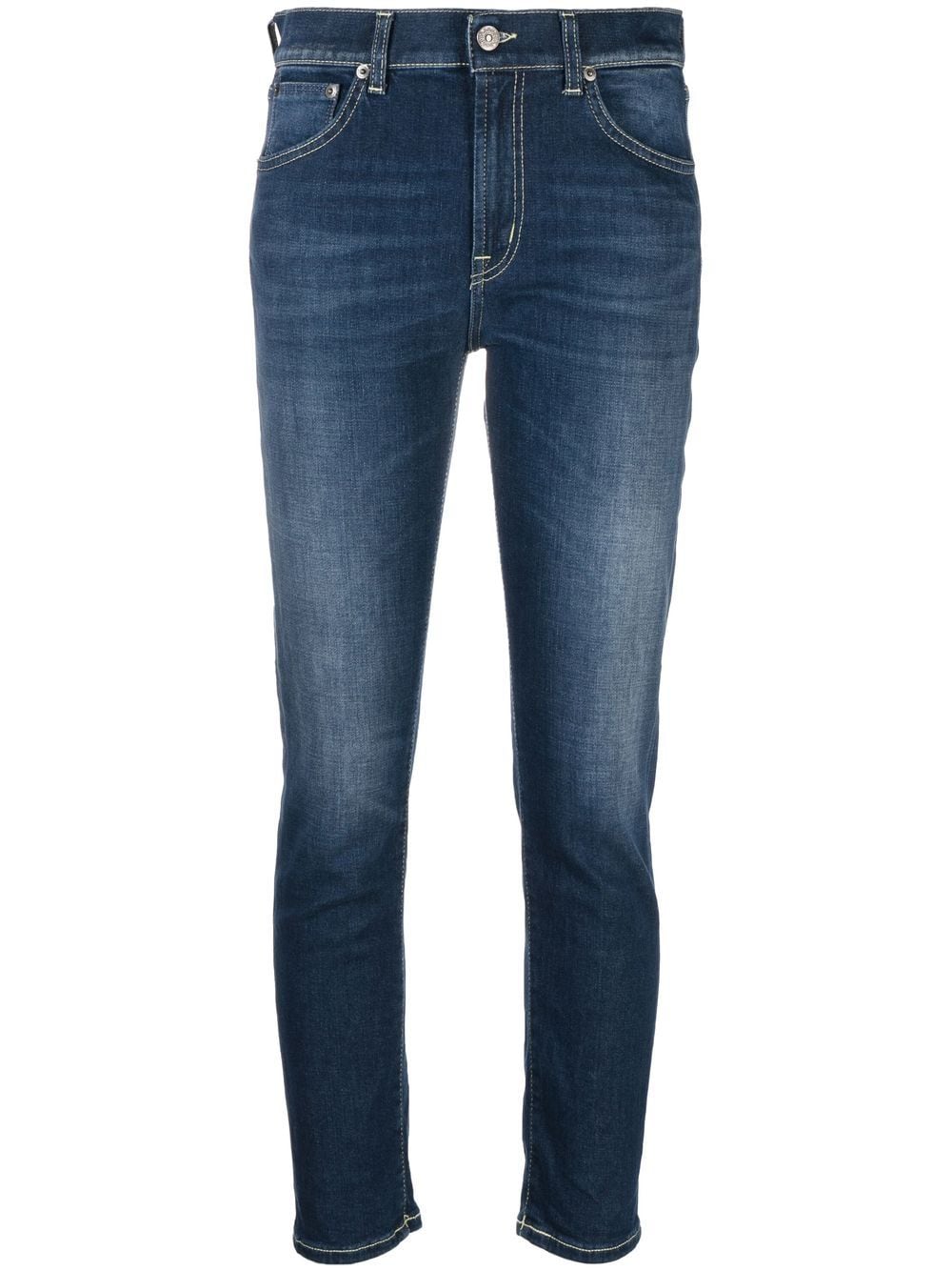 DONDUP cropped skinny jeans - Blue von DONDUP