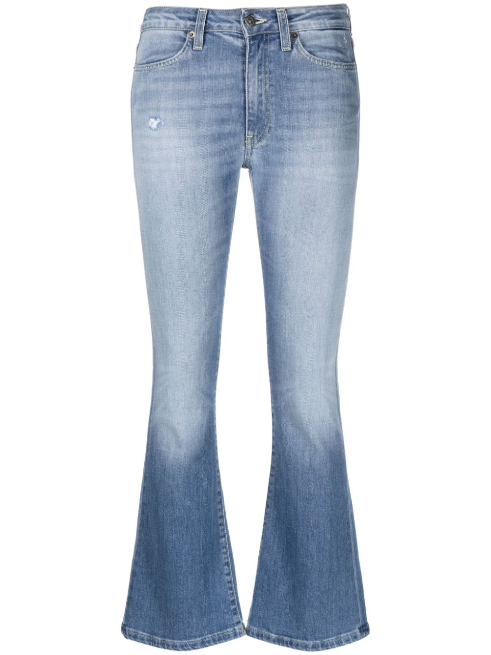 DONDUP distressed-effect flared-leg jeans - Blue von DONDUP