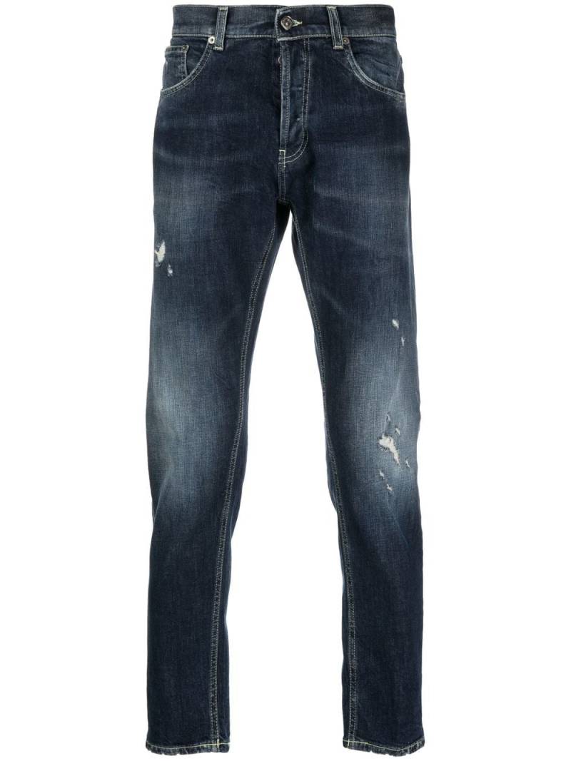 DONDUP distressed-effect slim-fit jeans - Blue von DONDUP