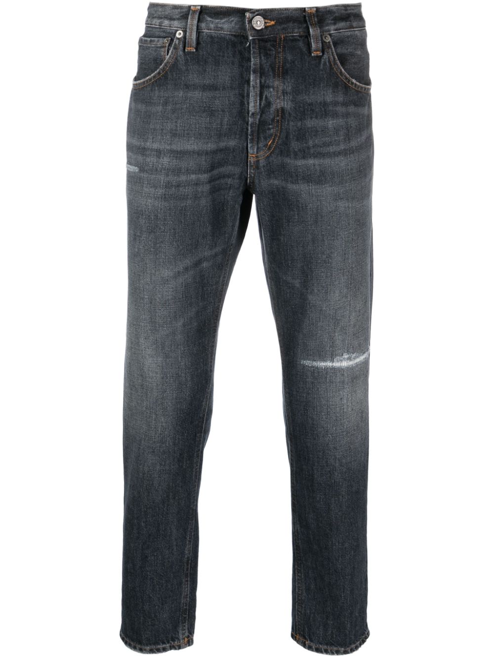 DONDUP distressed-effect tapered jeans - Blue von DONDUP