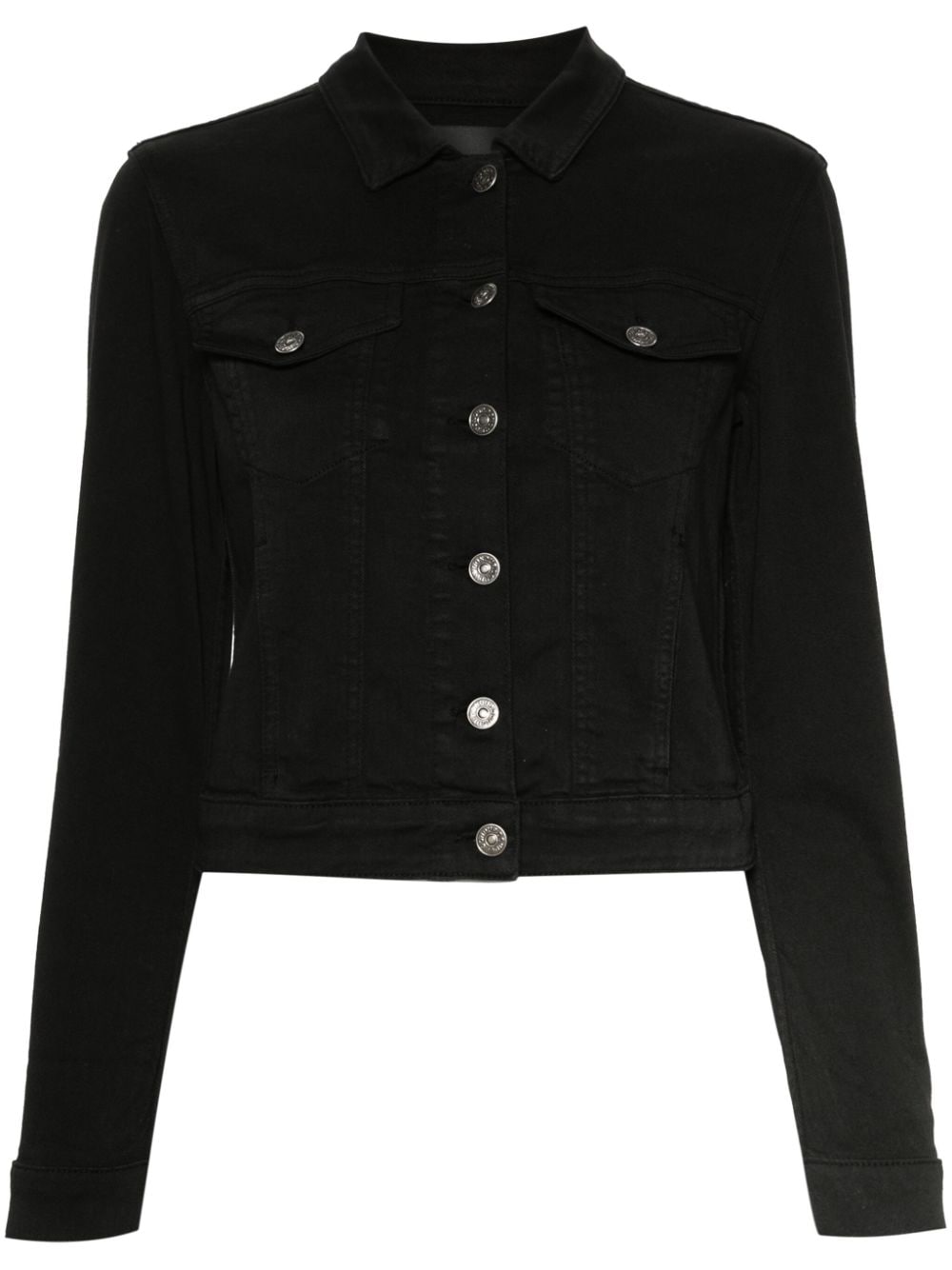 DONDUP garment-dyed denim jacket - Black von DONDUP