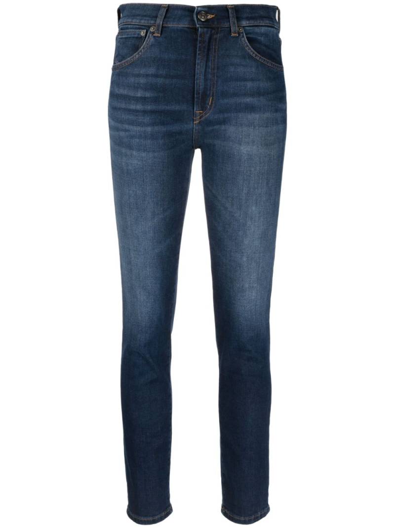 DONDUP high-waisted skinny jeans - Blue von DONDUP