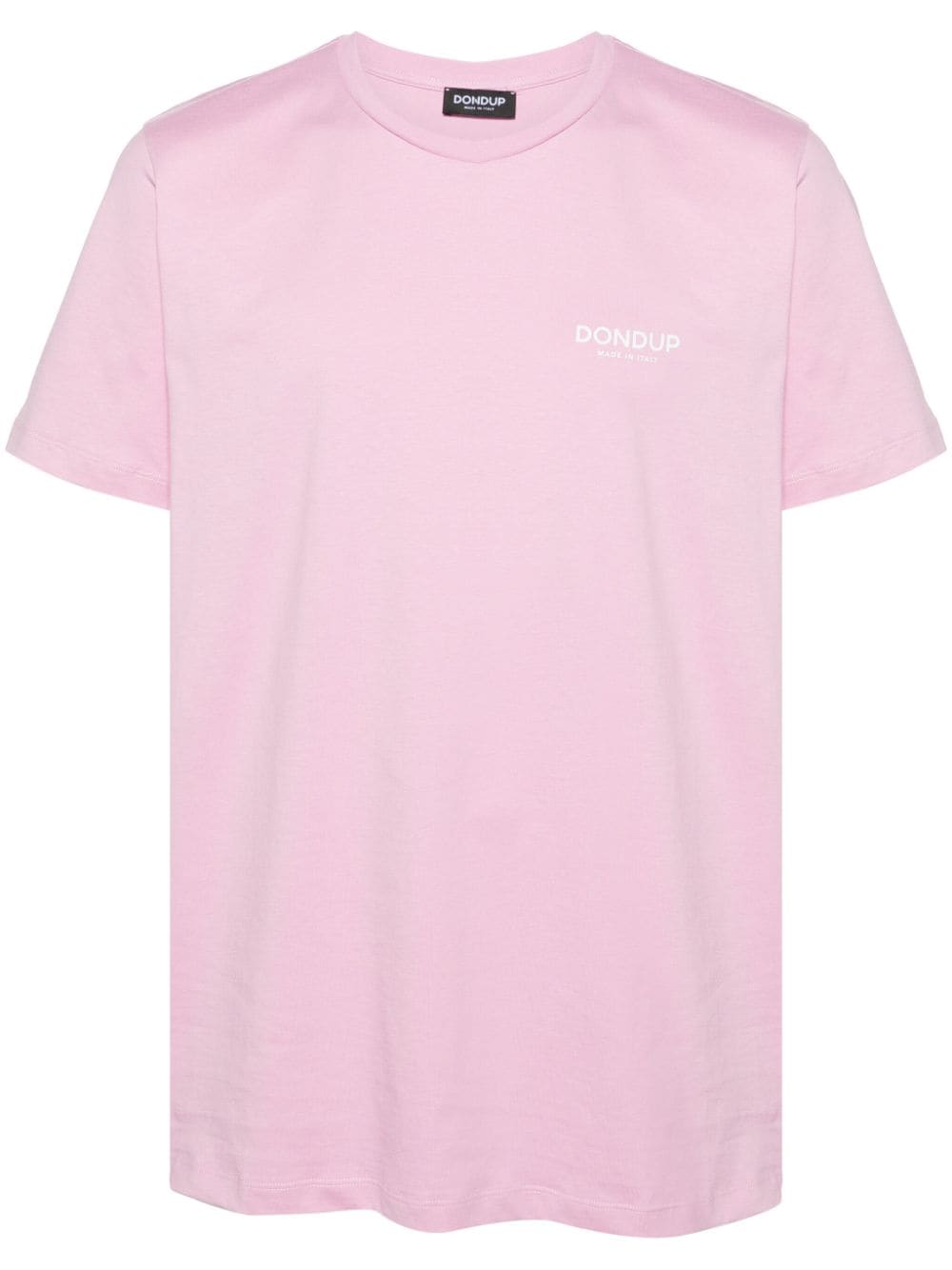 DONDUP logo-print cotton T-shirt - Pink von DONDUP