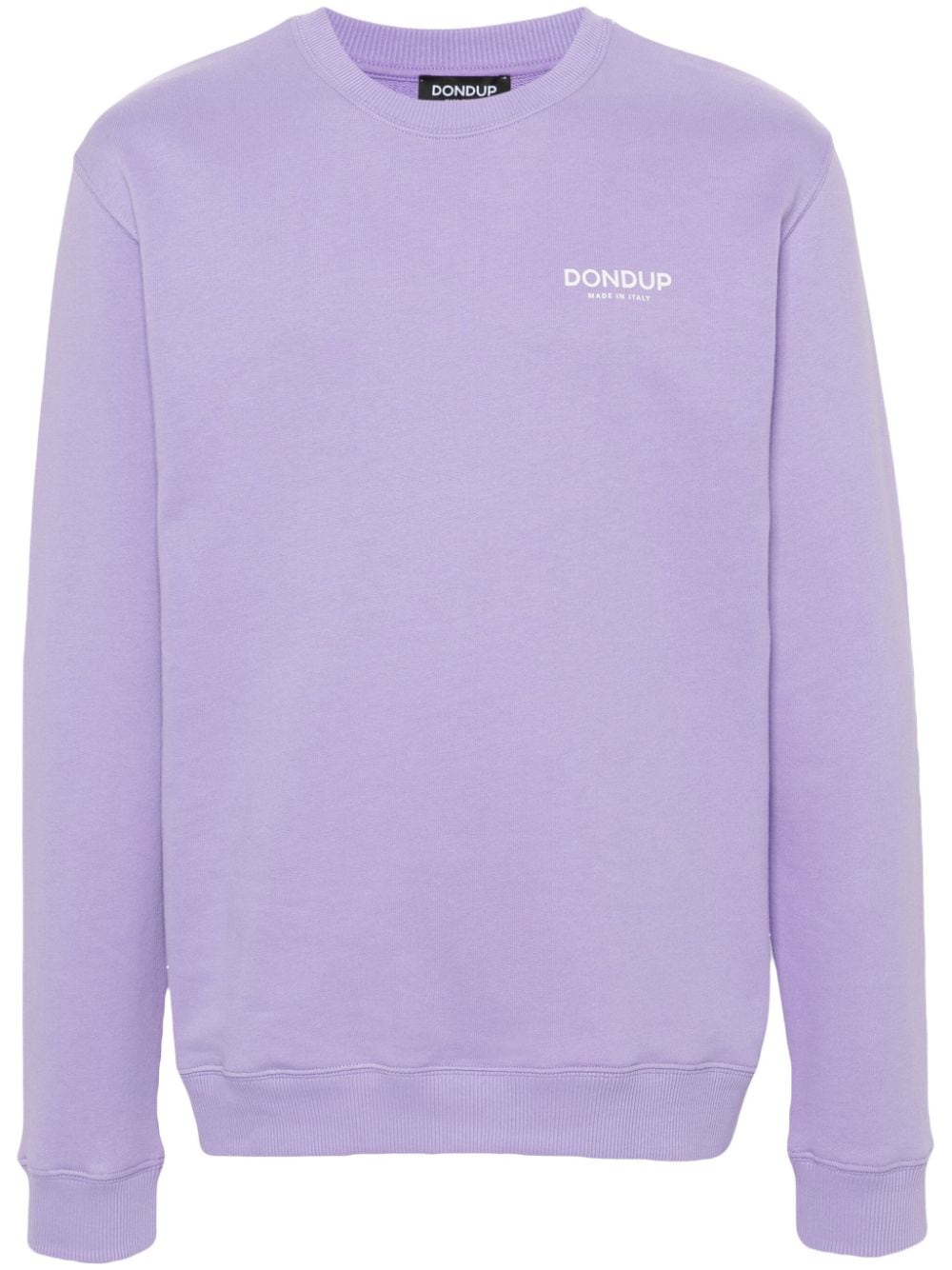 DONDUP logo-print cotton sweatshirt - Purple von DONDUP