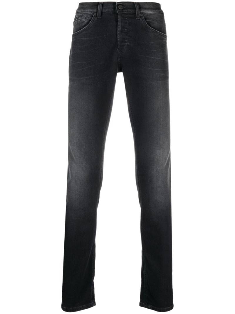 DONDUP low-rise slim-cut jeans - Black von DONDUP