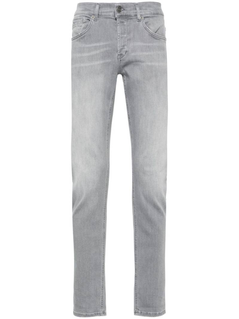 DONDUP low-rise tapered-leg jeans - Grey von DONDUP